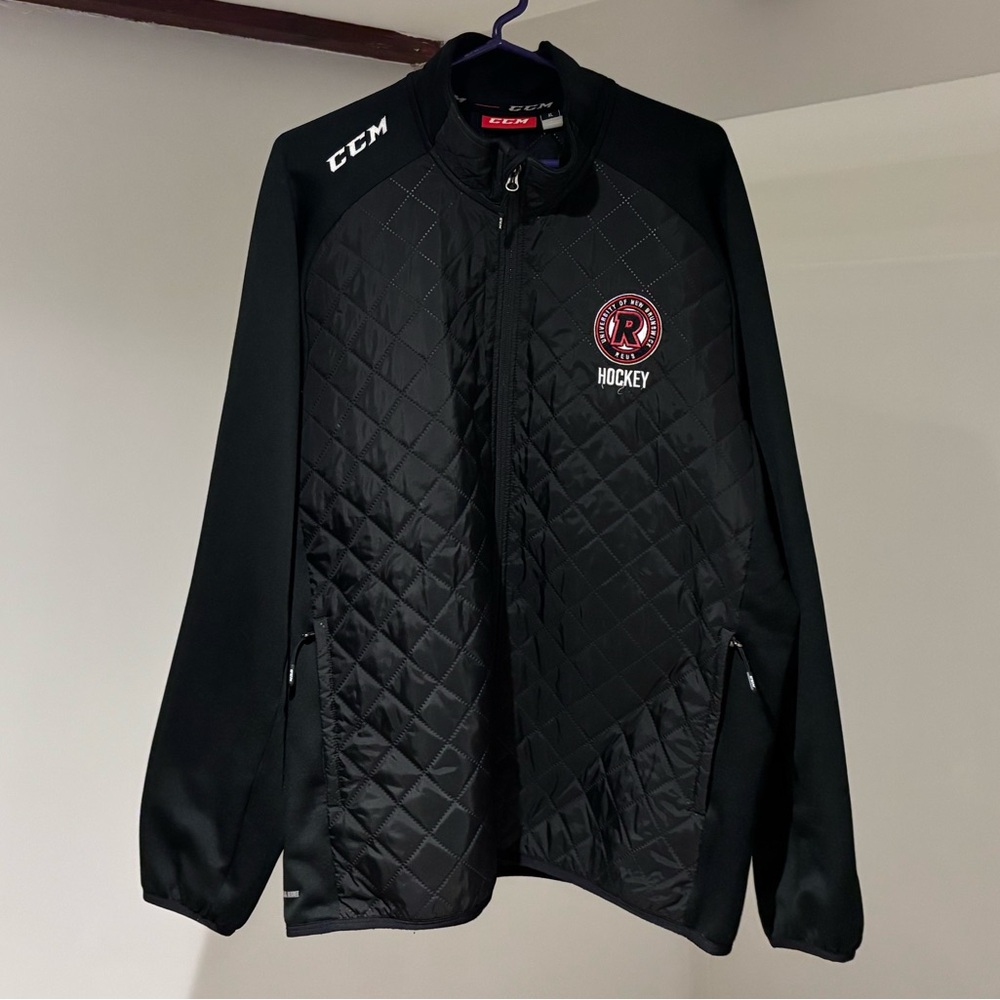 CCM Black Quilted Performance Jacket